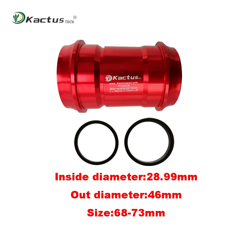 KACTUS PF30 DUB CERAMIC Press Fit Bottom Brackets Bearings 68-73mm BB for SRAM DUB MTB Road Bike Parts 28.99mm Crankset Chainset