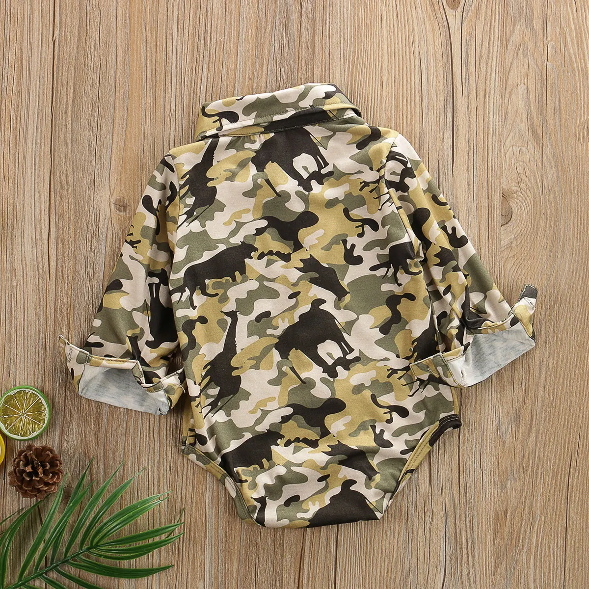 

2019 Baby Spring Autumn Clothing Newborn Infant Kids Baby Boys Camouflage Long Sleeve Jumpsuit Bodysuit Outfits Playsuit Clothes