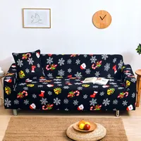 Svetanya Christmas Style Sofa Cover Slipcovers Spandex Stretch Couch Case