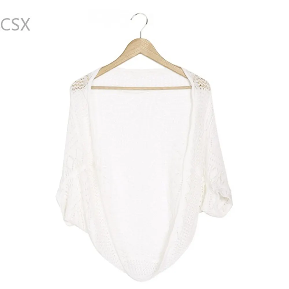 Женский кардиган с рукавами летучая мышь осенне весенний вязаный свитер пальто