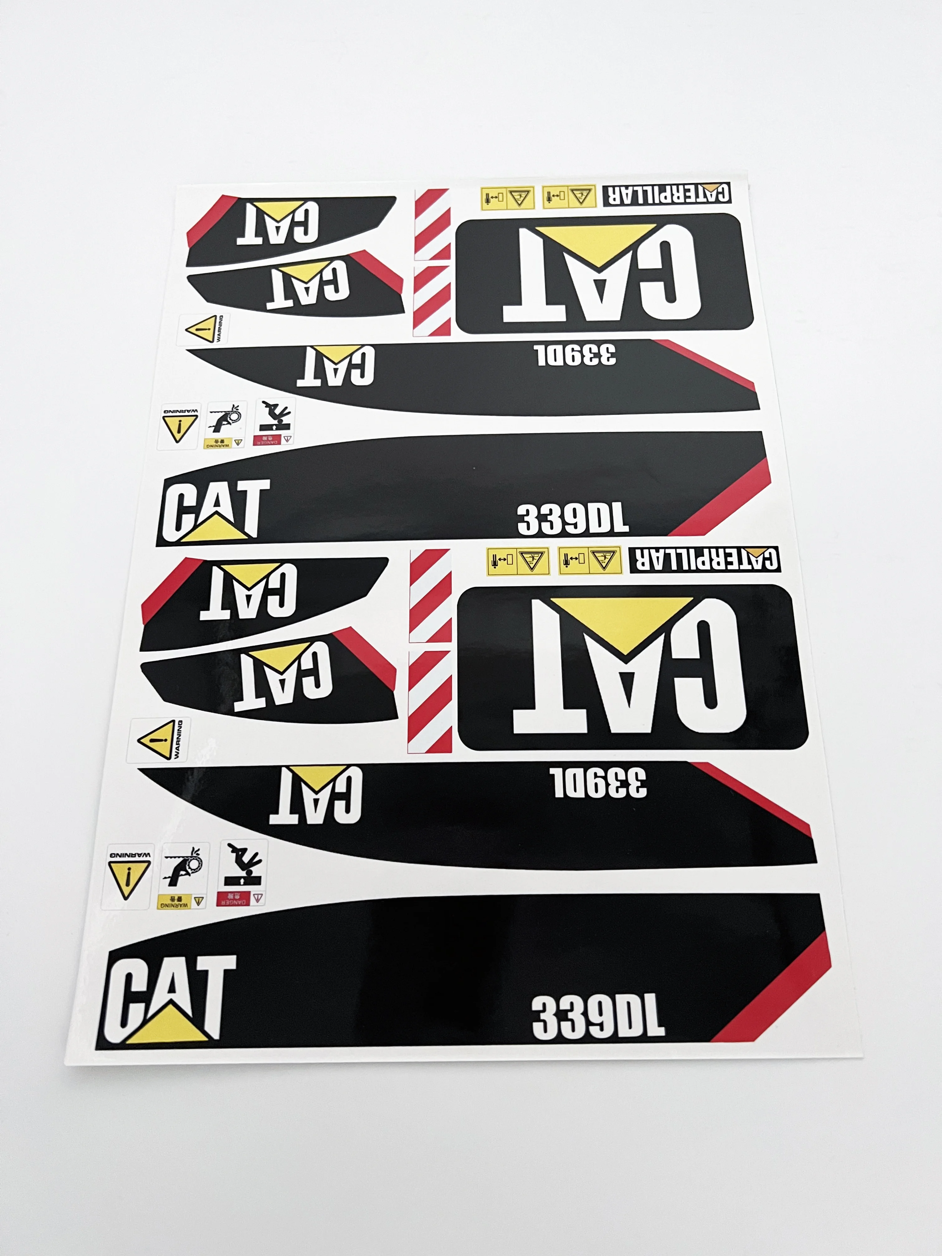 

Volovo,Komatsu 270,Cat 339 Liebherr 954 Sticker For 1/12 Rc Hydraulic Excavator