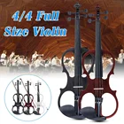 44 Электрическая Скрипка Струнный инструмент из липы с фитингами кабель для наушников чехол для музыкальных любителей начинающих