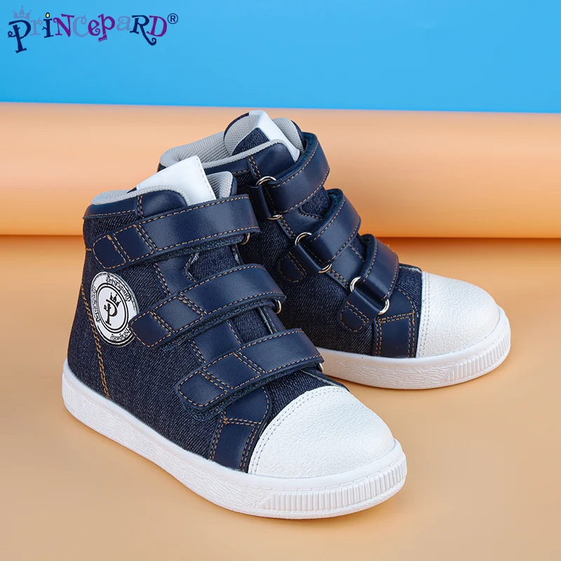 Princepard-zapatos ortop&eacute;dicos para ni&ntilde;os, zapatillas deportivas con plantilla correctiva, con soporte para arco AFOs, color azul, novedad de oto&ntilde;o-4