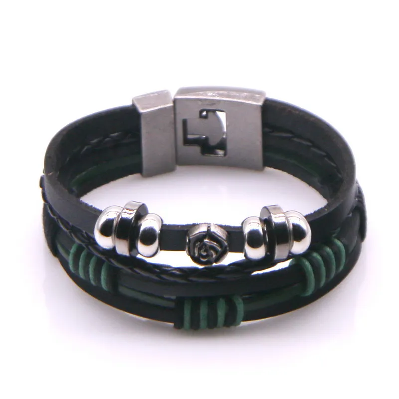 Многоуровневый плетеный браслет ручной работы в этническом стиле