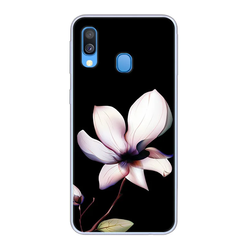 Мягкий силиконовый чехол ТПУ для samsung Galaxy A40, чехол s с мультяшным животным, нарисованная задняя крышка, чехол для samsung A40 A 40, бампер для телефона 5,9 - Цвет: 54