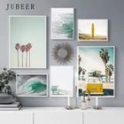 California Seaside плакаты пляж и принты картинки для гостиной путешествия автобус холст настенный художественный плакат Скандинавское украшение дома