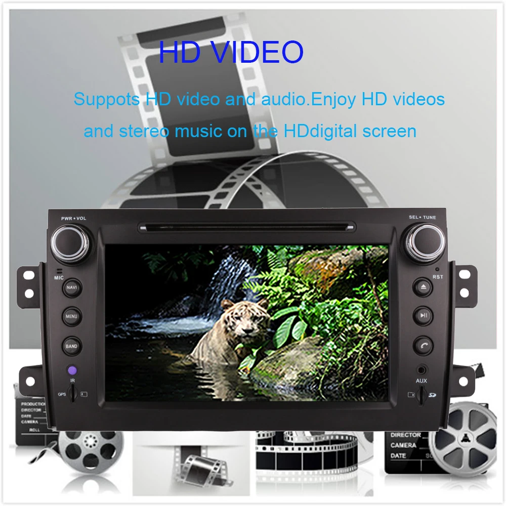 Автомобильный GPS-навигатор 4 Гб + 64 ГБ Android 10 0 радио для Suzuki SX4 2006-2012 Восьмиядерный