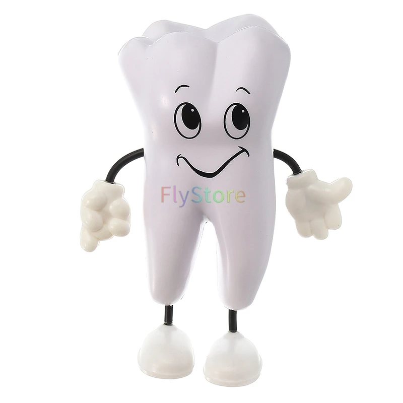 

1pcs tooth squeeze toy soft PU foam tooth model dentist cute denture demonstration model tool