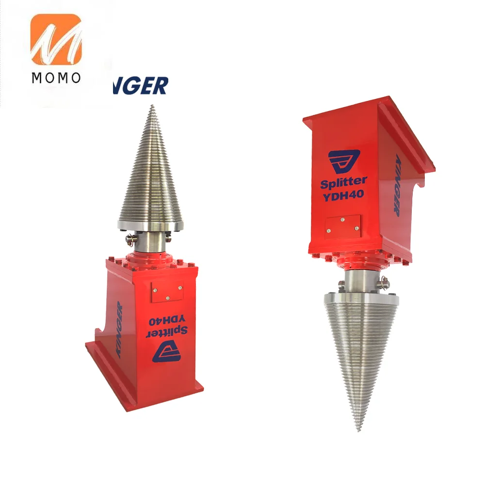 

2021 sale promotion firewood processor hydraulic screw cone log splitter for sale