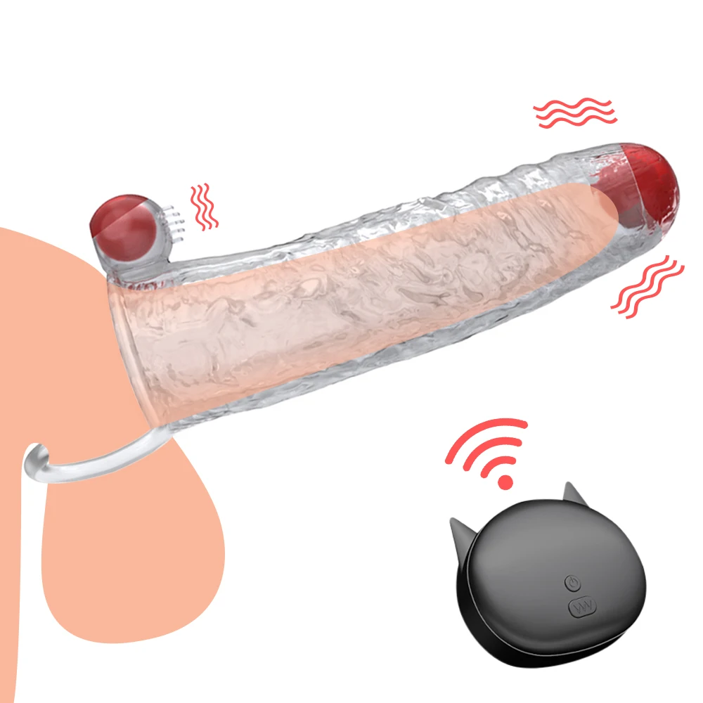 Женский аксессуар для увеличения пениса эрекционный рукав многоразовые
