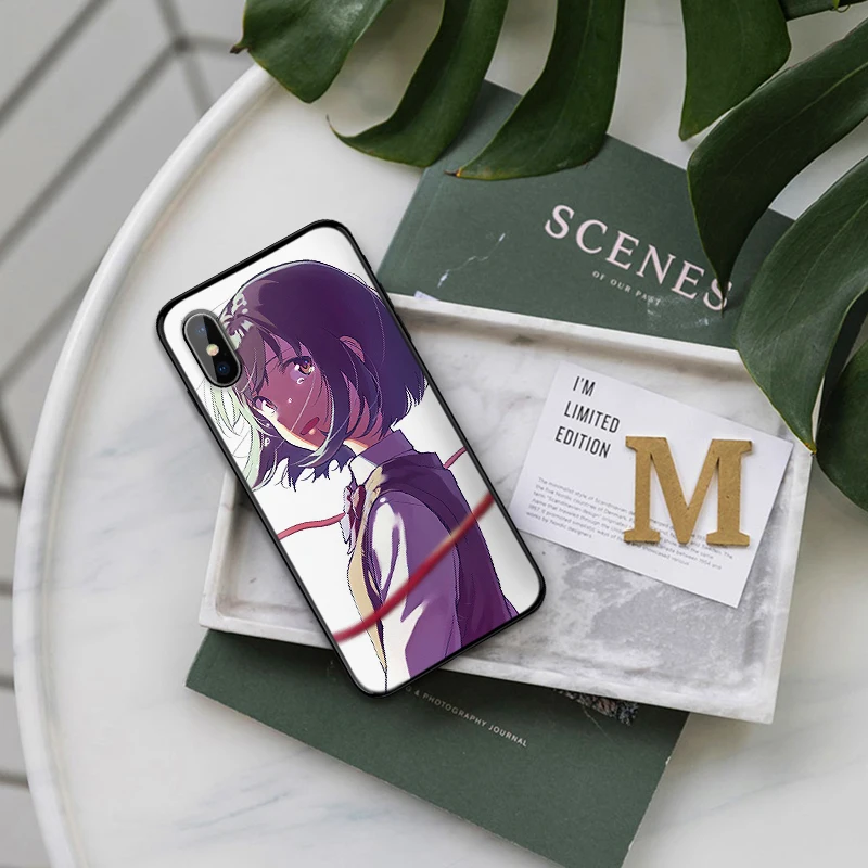 Cases For iPhone XR XS Max X 6 6S 7 8 Plus Your name anime Soft IMD Phone Back Cover Gift | Мобильные телефоны и