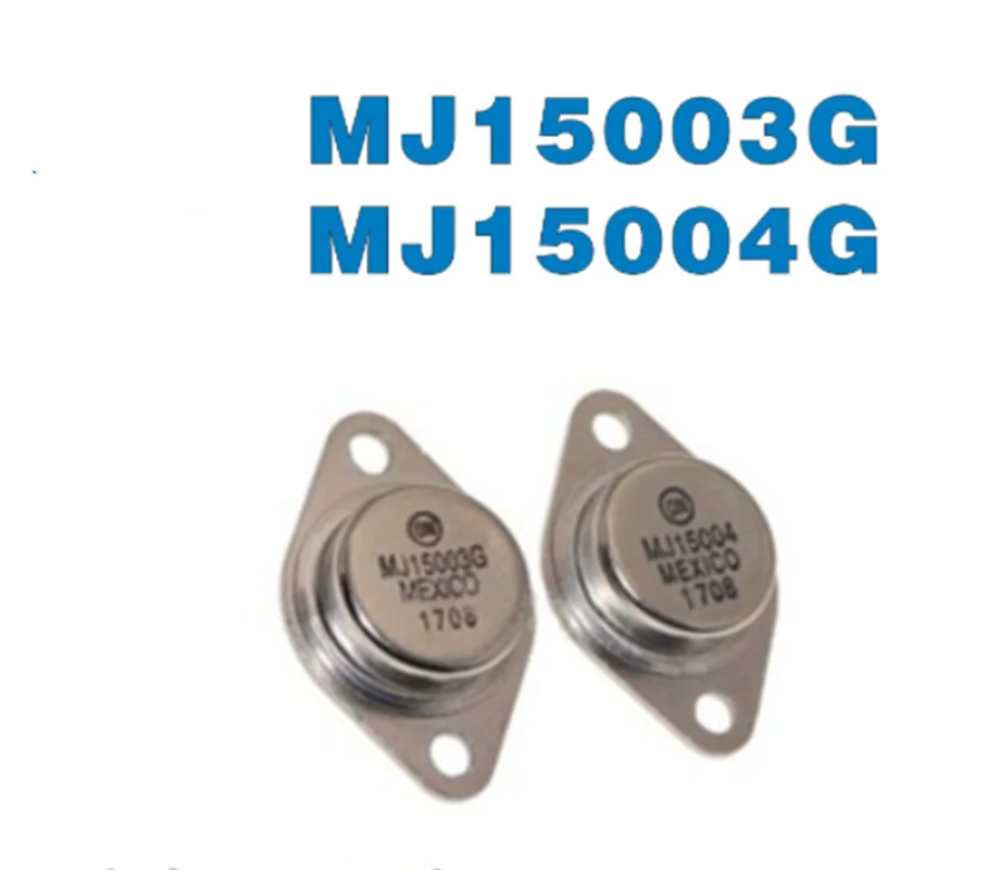 

10pcs free SHIPPING MJ15003G MJ15003 NPN triode gold sealed tube 140V20A TO-3 pair tube MJ15004G