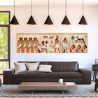 Постеры в стиле ретро с изображением египетской королевы Клеопатры, Картина на холсте с изображением древнего египетского фараона, HD-печать, Настенная роспись, настенное искусство, прикроватный Декор для дома