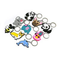 1pcs pvc lovely anime keychains key ring cute key holder trinkets kid accessories gift for kid jewelry
