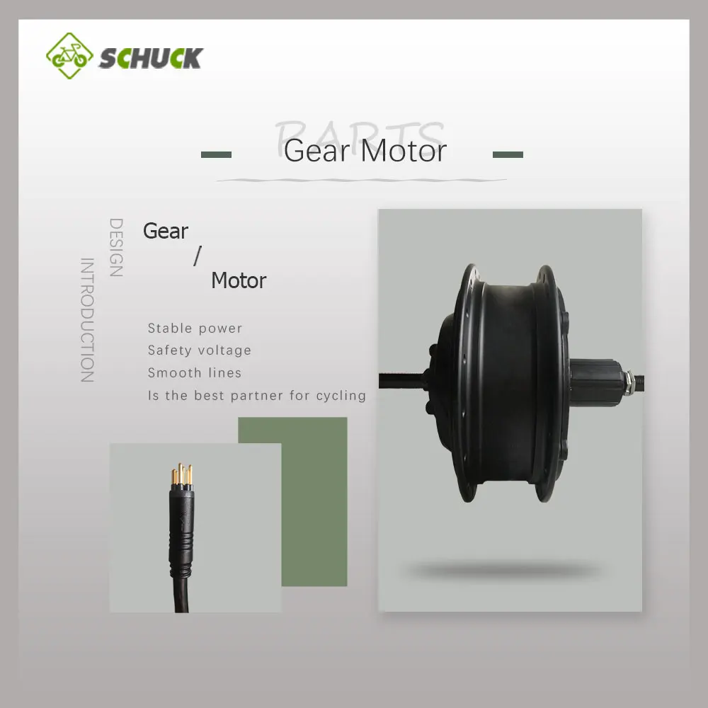 Online Elektrische Fahrrad 36V48V 500W Bürstenlosen Vorne Hinten Drehen Kassette Getriebe Hub Motor 20-29 Zoll Für Ebike Conversion Kit