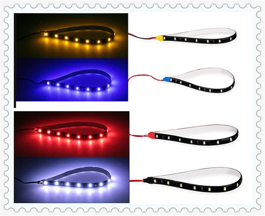 2 патч водонепроницаемый автомобиль мягкий свет с мотоциклом декоративное