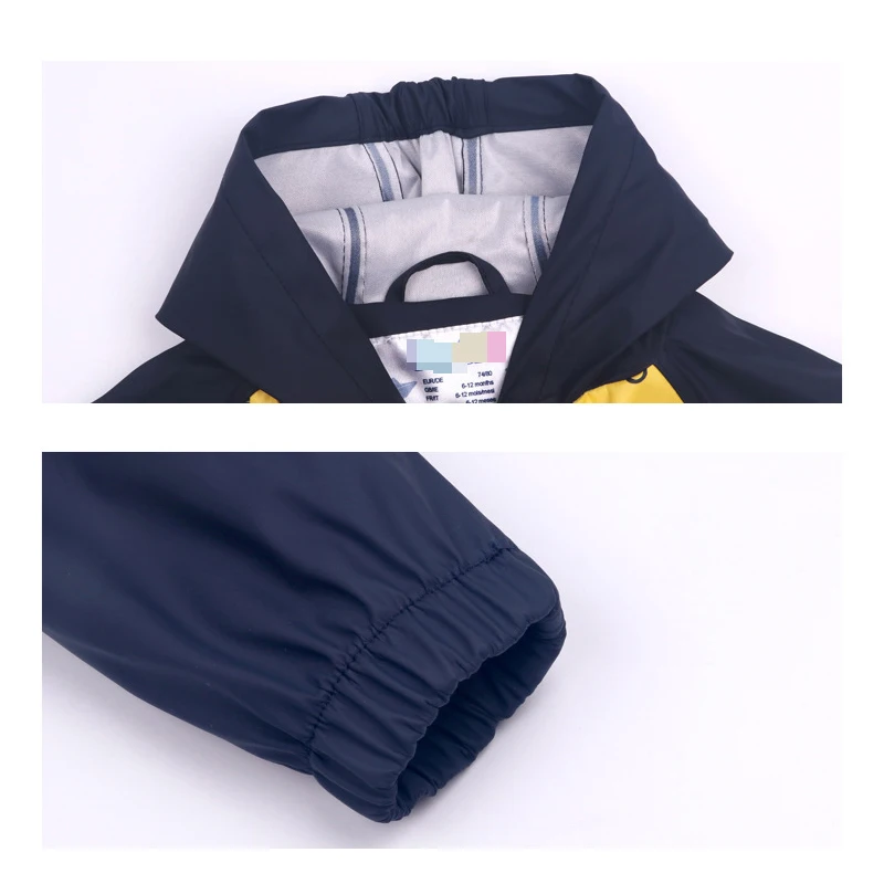 

2020 Hooded Waterproof Girls Romper Dots Baby Unisex One-Pieces Rain Sport Boy Clothes Jumpsuits PU Summer Children Clothes