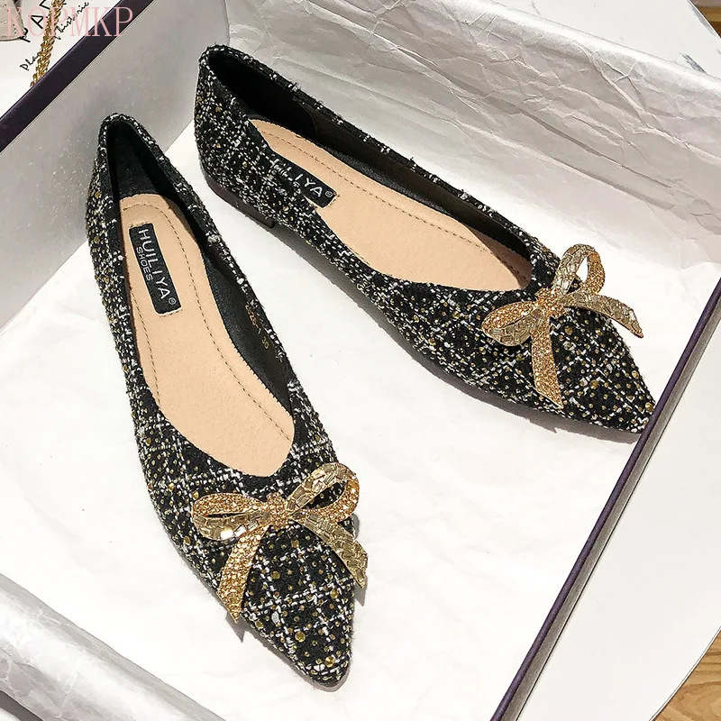 

Point-toed Flats Shoes for Women Spring 2021 Plus Size Women Shoes Flats Shoes Women Summer