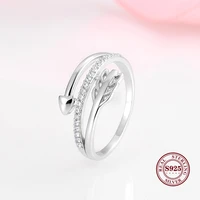 hot valentines day gift cupids arrow 925 sterling silver ring stackable finger ring for women sterling silver wedding gift