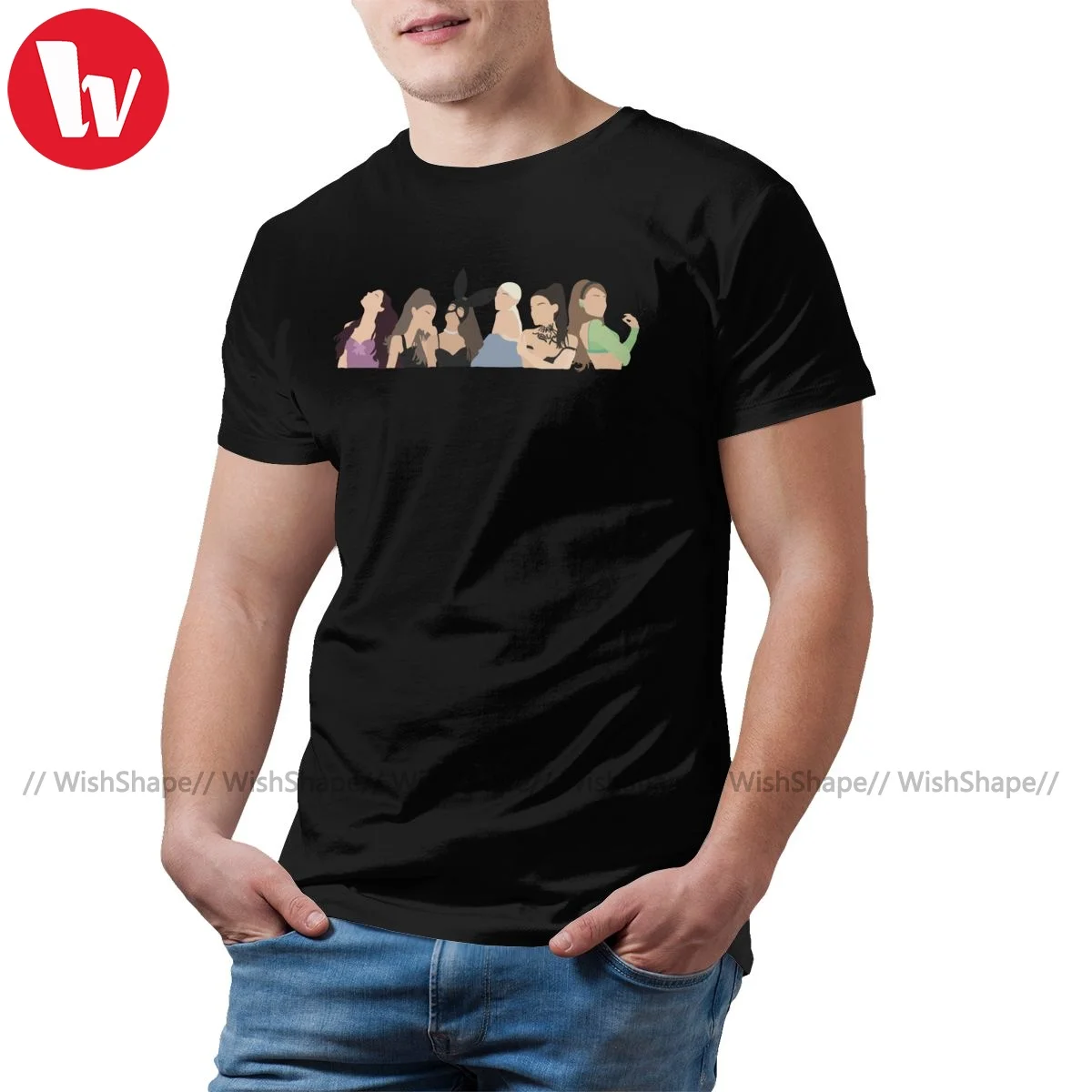 

Ariana Grande Tshirt Funny Cotton Short-Sleeve T Shirt Print Streetwear Tee Shirt Male 4xl