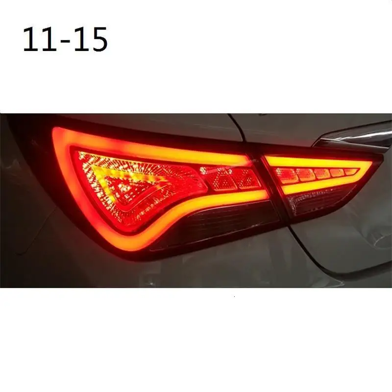 Автозапчасти для автомобилей, автомобильные лампы Drl, светодиодные дневные ходовые фары, задние Автомобильные фары в сборе для hyundai Sonata