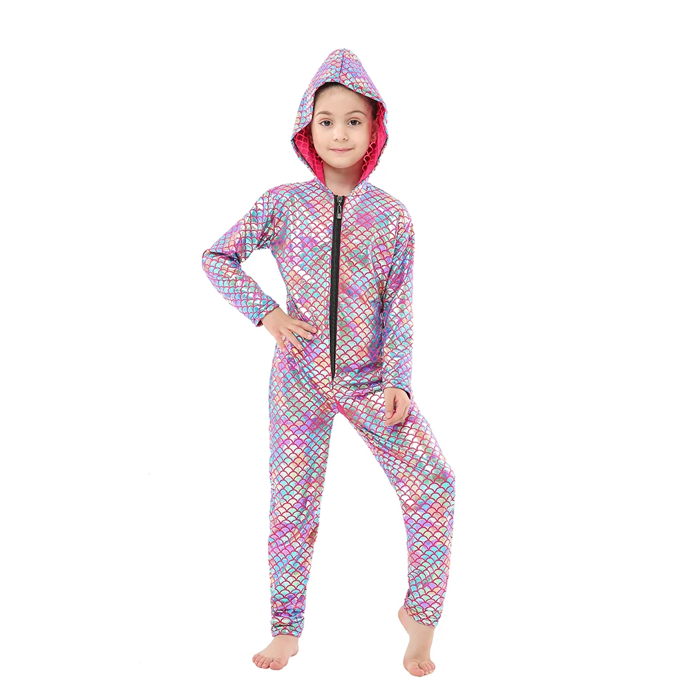 Комбинезон для девочек Радужный с единорогом на Возраст 4 12 лет| |