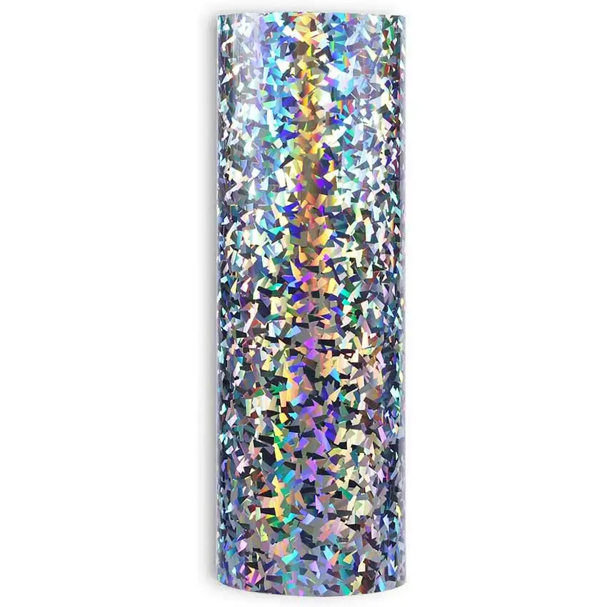 Термотрансферная виниловая голограмма алмазная пленка HTV для самостоятельного