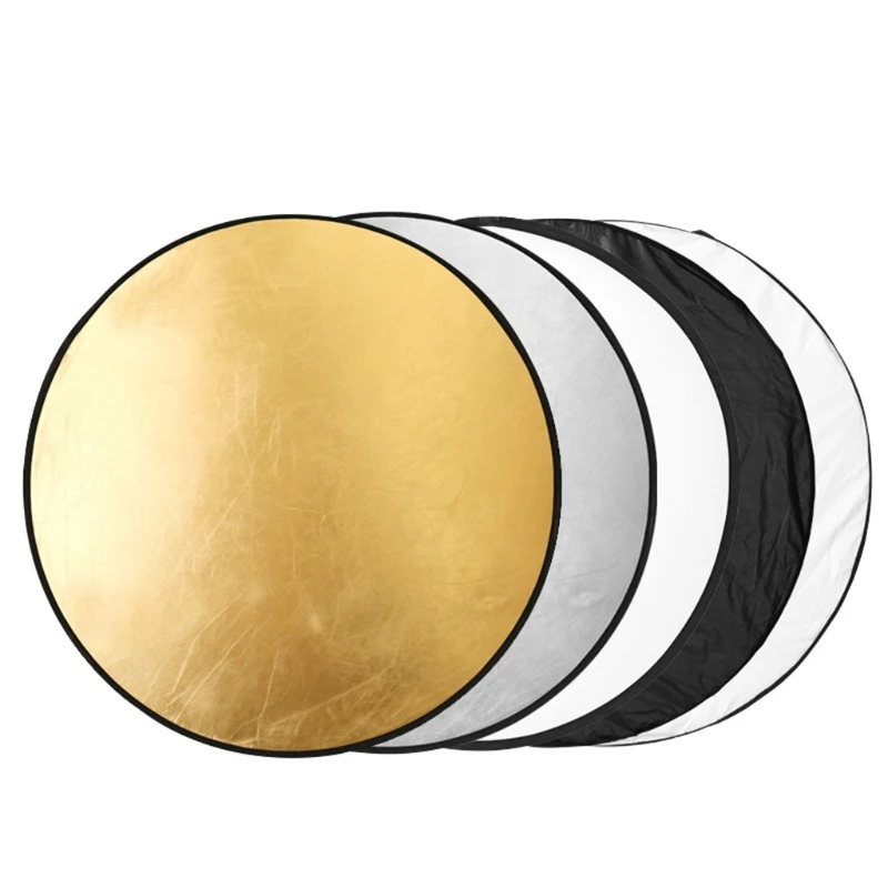 

Portable Light Diffuser Round Reflector for Jewelry Cosmetics Photography Portrait Gift for Photographers Lightweight
