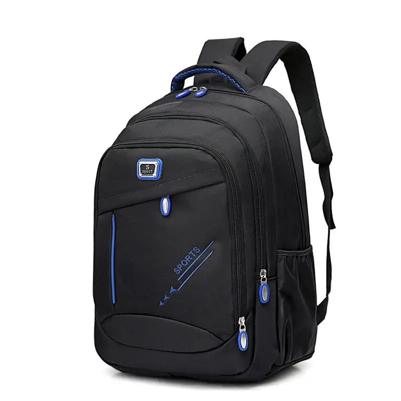 New Wear-resistant Men's Backpack Waterproof Oxford Cloth Material Multifunctional Large Capacity Outdoor Leisure Student Bag