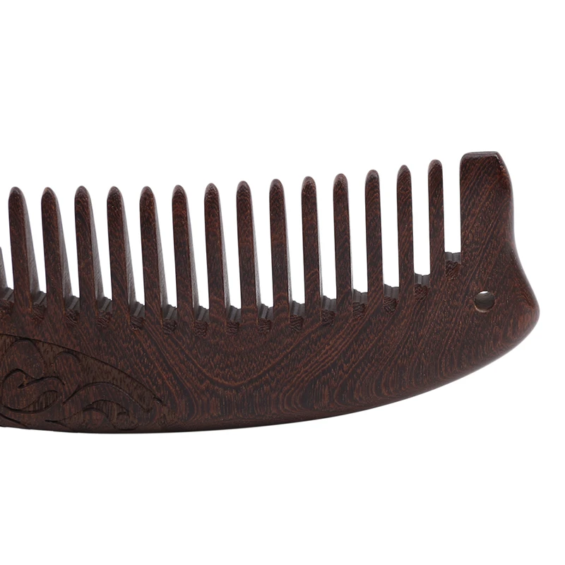 

1PC Wooden Comb Zgthappy Pocket Comb Natural Sandalwood Combs Wooden Teeth Super Wide Without Static Lice Comb Beard Barber