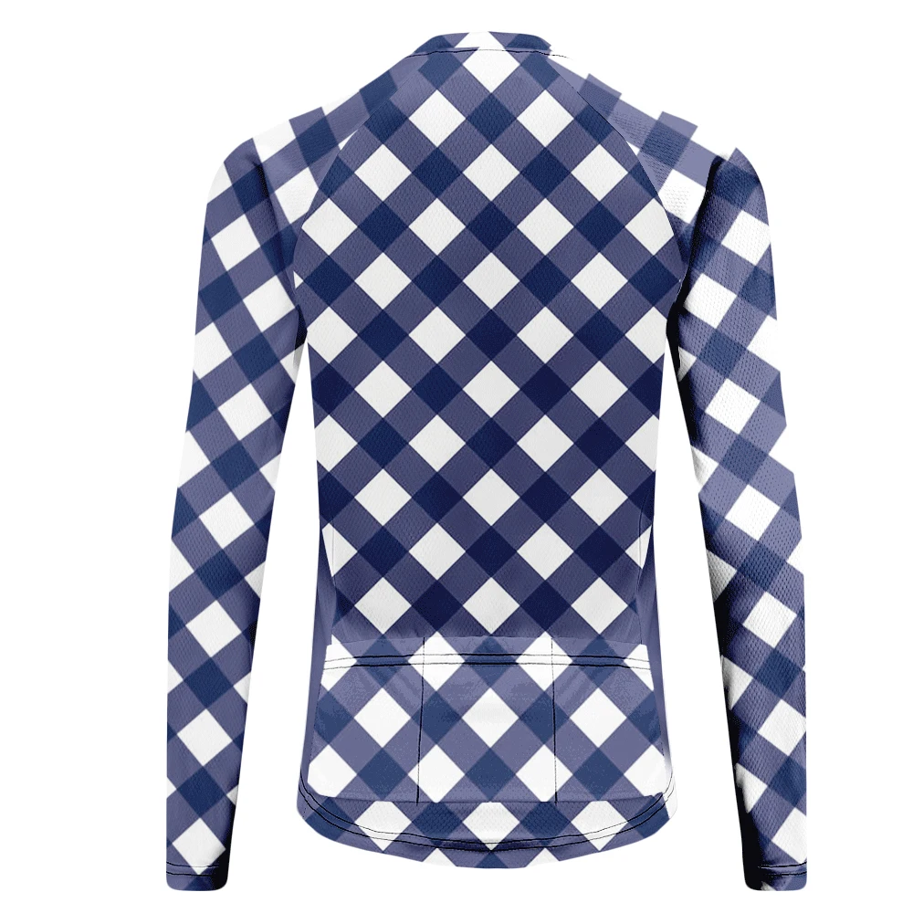 Мода для женщин 3D реглан с длинным рукавом Велоспорт Джерси Горный велосипед