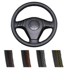 Самодельные Индивидуальные чехол рулевого колеса автомобиля для Mazda 3 Axela Mazda 5 Mazda 6 Atenza Mazda MPV Авто рулевое покрытие из искусственной кожи