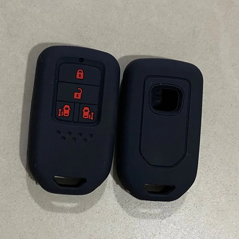 

ZAD силиконовый резиновый чехол для автомобильного брелока, набор наклеек, защитная кожа для HONDA STEPWGN Odyssey Freed Elysion MPV Remote Key