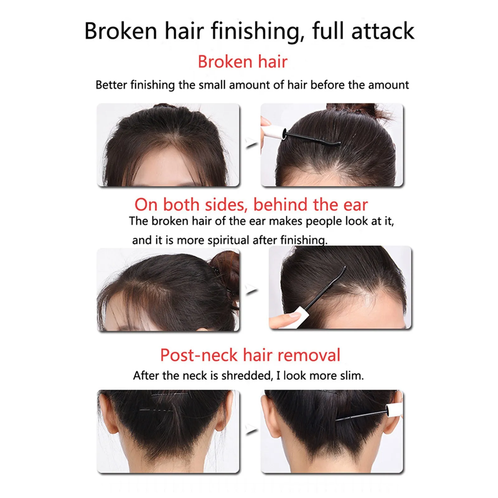 

Hot Anti Frizz Hair Finishing Stick Small Broken Hair Finishing Cream Hair Styling Wax Moisturizing Fixing Bangs Cosmetics