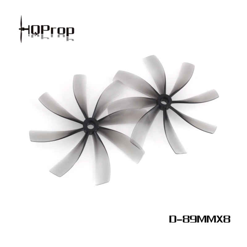 hqprop duct 89mmx8 89 мм 8 blade pc propeller для rc fpv racing freestyle 35 дюймов cinewhoop