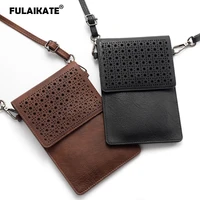 fulaikate 6 5%e2%80%9c korea style touch screen shoulder bag for mobile phone outdoor portable universal pouch waist 2 layers pocket