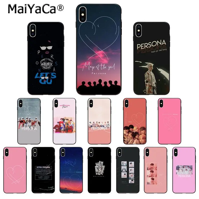 MaiYaCa карта души PERSONA ТПУ Мягкий силиконовый чехол для телефона iPhone X XS MAX 6 6s 7 7plus 8