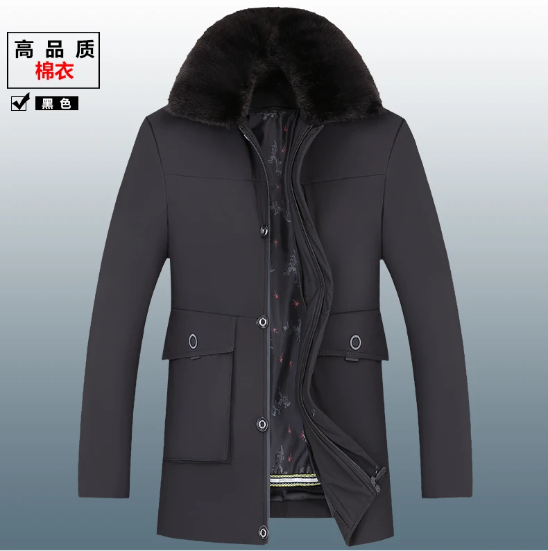 Plus 10XL 8XL 6XL Winter Jacket Men Fashion Casual Slim Thick Warm Mens Coats Parkas With fur collar Long Overcoats Male Clothes