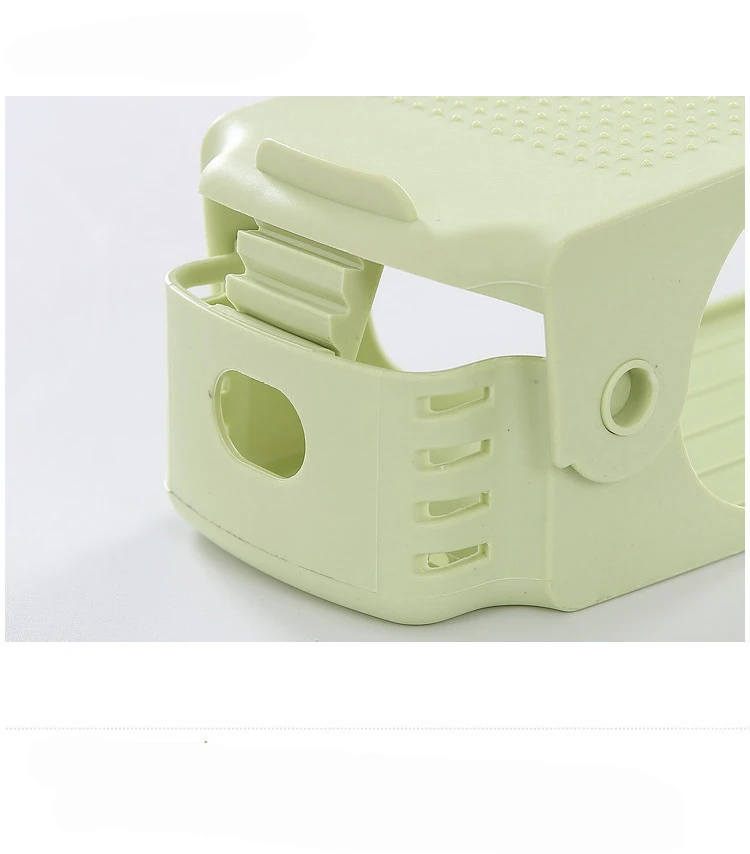 Регулируемая Двухуровневая стойка для обуви пластиковый держатель хранения