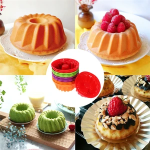 Image for 12 pieces Mold baking plate mold baking cup silica 