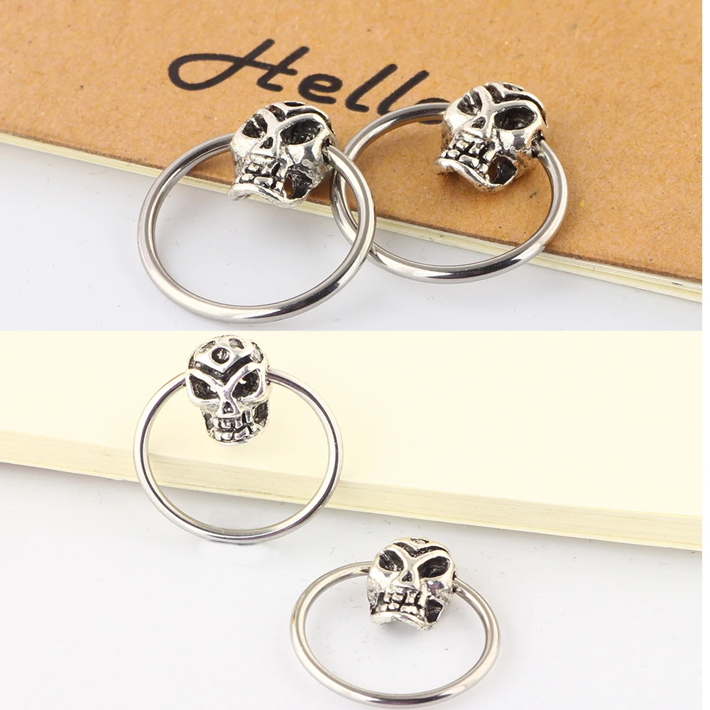 

Кольцо для носа JUNLOWPY l-образное, для соска, кликера, уха, хряща, Козелка, спирали, пирсинга губ, унисекс, модные ювелирные украшения 16 г