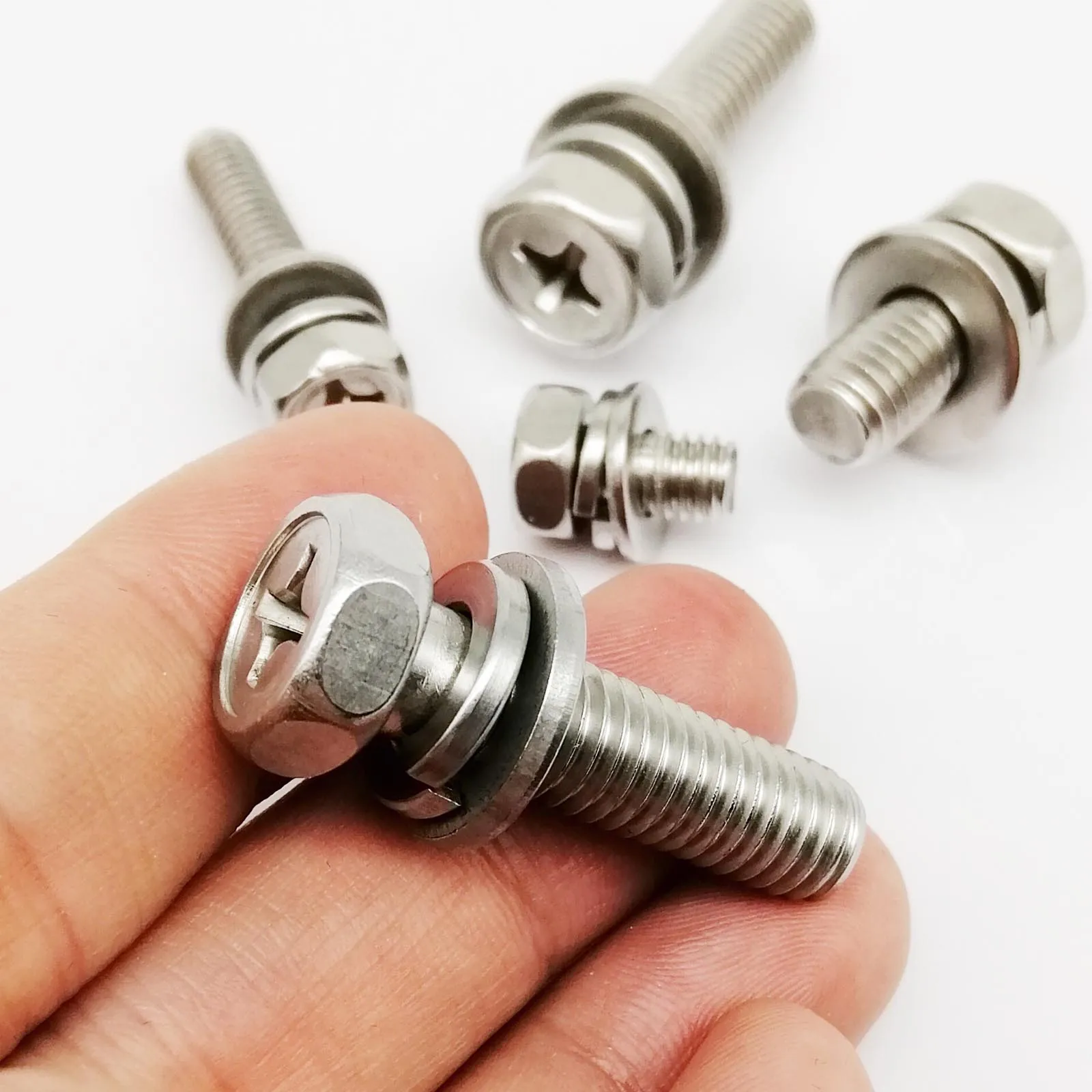 Винт плоский из нержавеющей стали M3 M4 M5 M6 M8 винт с шестигранной головкой И