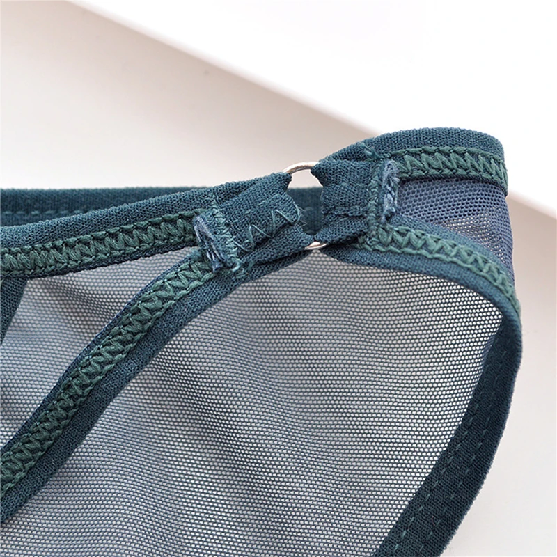 

Women Underwear Retro Lace Mesh Fashion Thin Panties Low Waist Breathable Female Briefs Sexy Transparent Underpants New