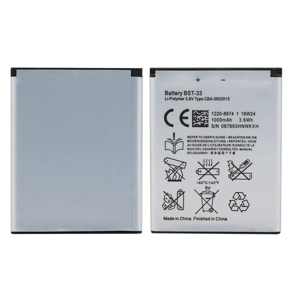 Абсолютно Новый Sony Ericsson W300i W302 W395 W595 W595a W610 W610i W660 W705 W705u BST-33 литий-ионный мобильный