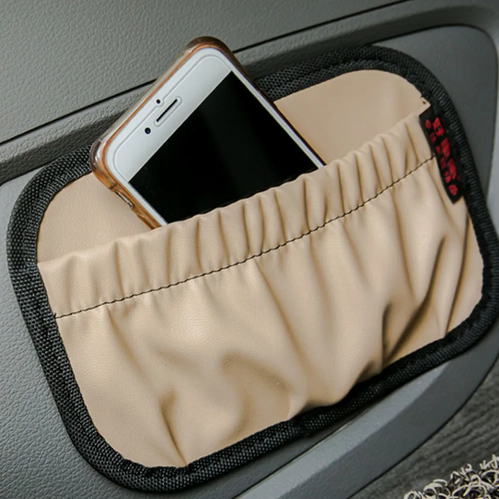 Автомобильный держатель кожаный сетчатый мешок Автомобильные Защитные покрытие