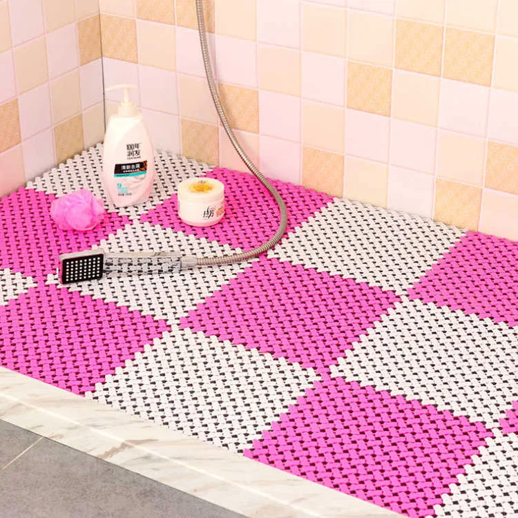 

Candy Color DIY Free Splicing Anti Slip Mat Bathroom Glass Door Toilet Anti Slip Mat Special Price Bathroom Mat Kitchen Mat