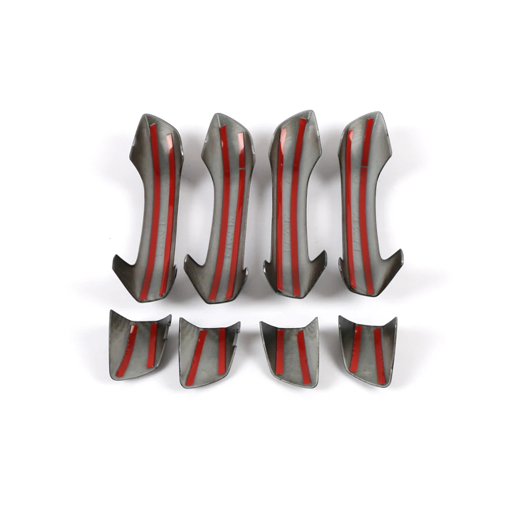

Car Accessories ABS Carbon Gate Door Handle Trim Frame Sticker Cover Exterior Moulding for VW Volkswagen Golf MK6 6A 2008-2012