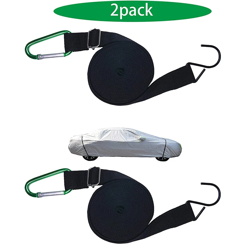 

2pcs Car Clothes Fixed Elastic Automobile Hood Fixed Rope Strap Fixed Elastic Band Universal Car Cover Wind Belt