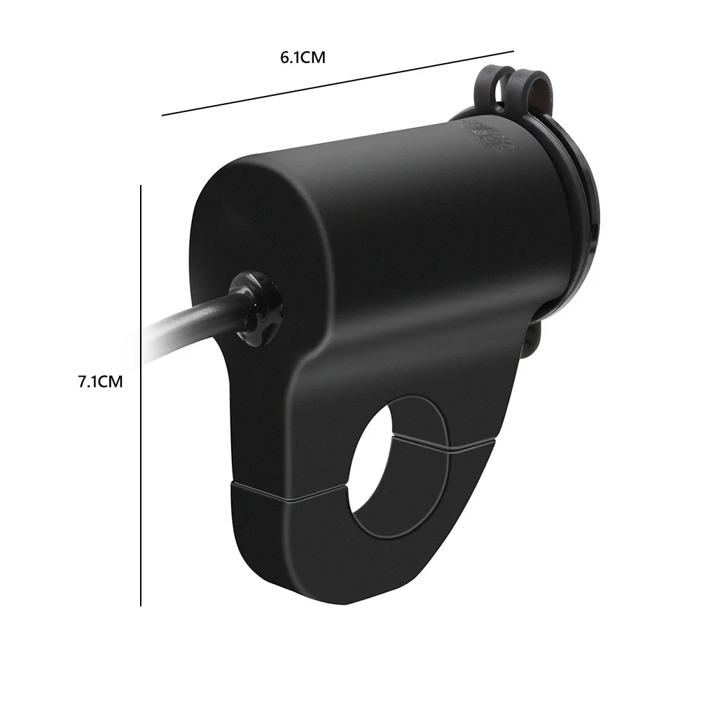 

1pc Motorcycle Handlebar Charger Waterproof Quick Charge 3.0 Fast Charging Power Socket Adapter for iPhone Samsung Huawei Phone