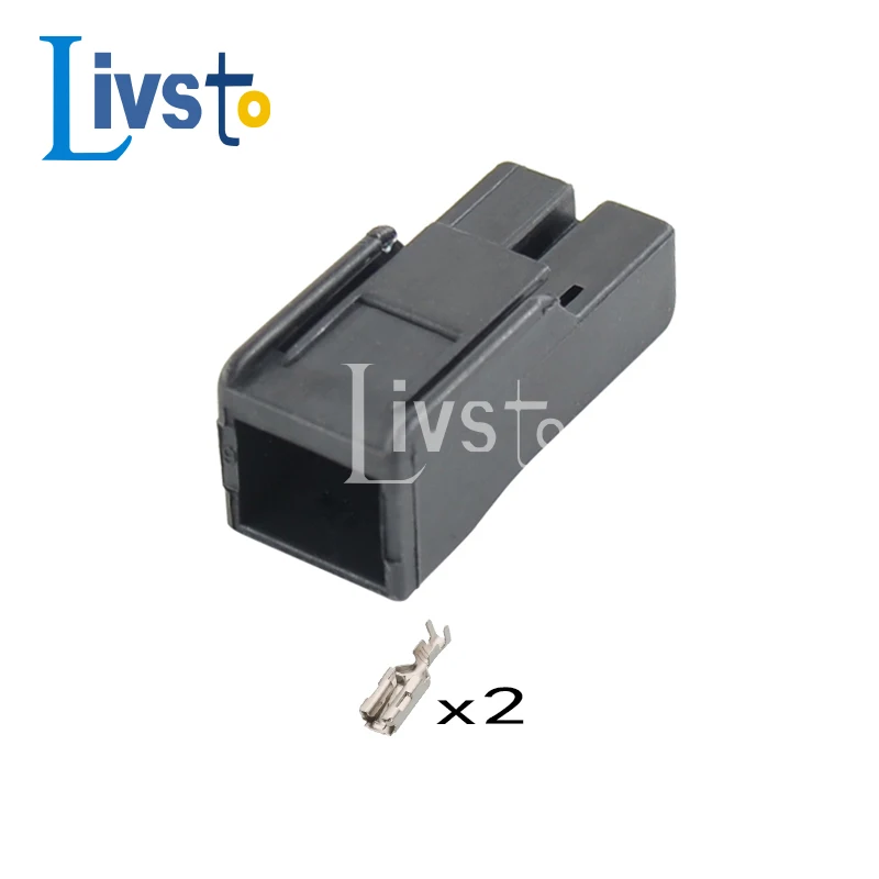 

5/20/50/100 Sets 1 Pin Way Automotive Connector Harness Socket Black Female Plug With Terminals DJ70110-6.3-21